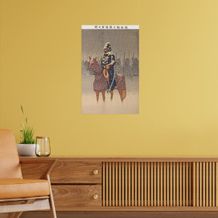 Poster Exército Japonês Desembarcou Kobayashi Kiyochika M