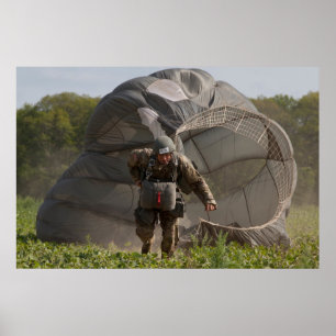 Poster Exército Paratrooper