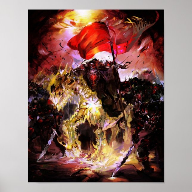 Poster Exército Soberano de Nazarick (Frente)