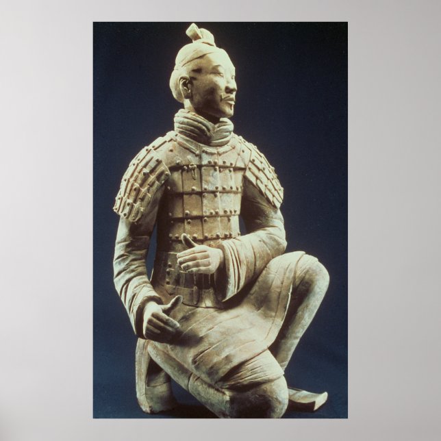 Poster Exército Terracotta, Dinastia Qin, 210 a.C. (Frente)