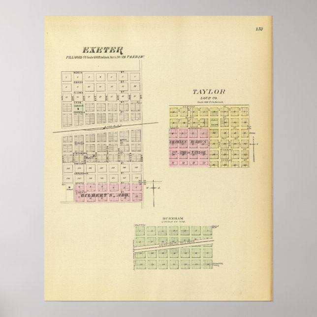 Poster Exeter, Nebraska (Frente)