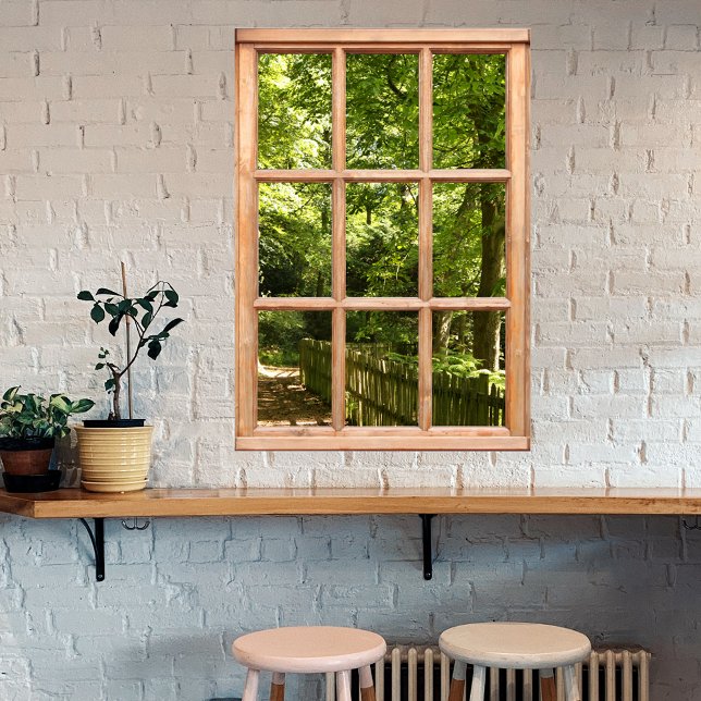 Pôster Exibição de Caminho do Woodland a partir de uma Ja (Criador carregado)