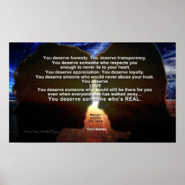 Pôster Exibição de Merecimento