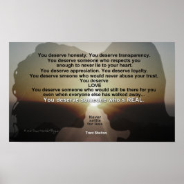 Poster Exibição de Merecimento