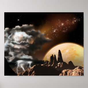 Poster Exibição de Tempestade (10x8)