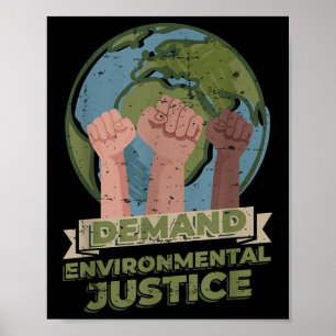Poster Exija Justiça Ambiental