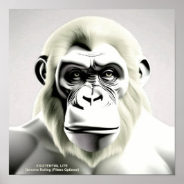 Poster EXISTENCIAL LITE Ape Ecru