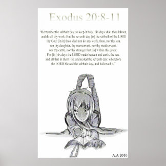 Poster Êxodo 20: 8-11