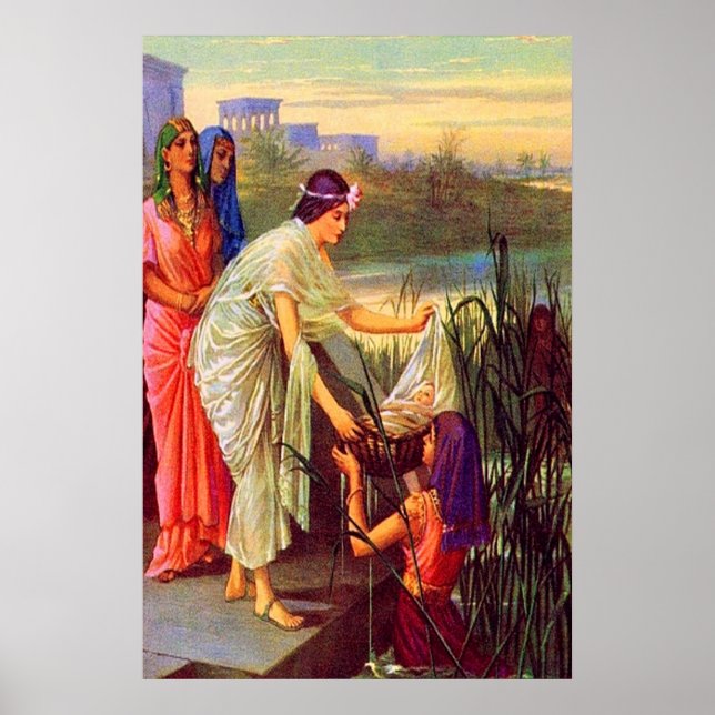 Pôster Êxodo 2 Moisés Bebês Desenhados do Nilo (Frente)