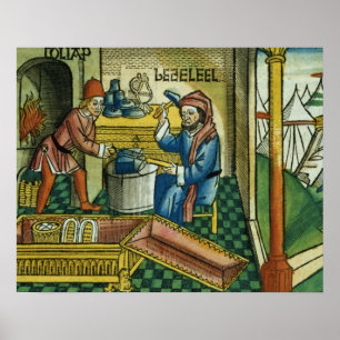 Pôster Êxodo 31 2-8 Bezalel e Oholiab que fazem a arca o
