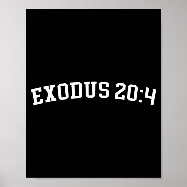 Poster Exodus 20_4  (Frente)