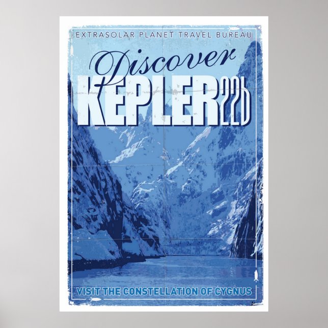 Poster Exoplanet Travel KEPLER 22b (Frente)