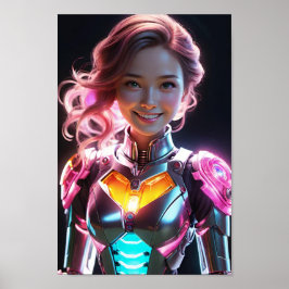 Poster Exosuit Iluminado