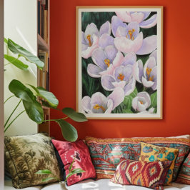 Pôster Exotic Orchid Art Print - 20 x 25 cm Glossy Poster
