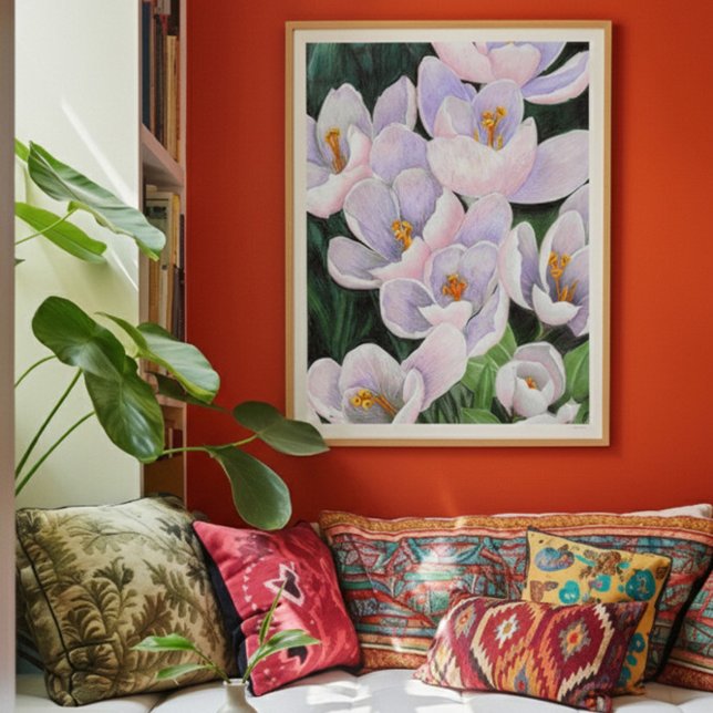 Pôster Exotic Orchid Art Print - 20 x 25 cm Glossy Poster (Criador carregado)
