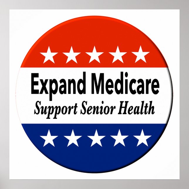 Poster Expand Medicare to Support Senior Health (Frente)