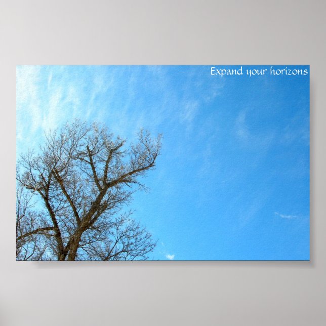 Pôster Expanda seus horizontes (Frente)
