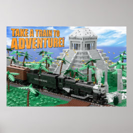 Poster Expedição de Trem às Ruínas Antigas