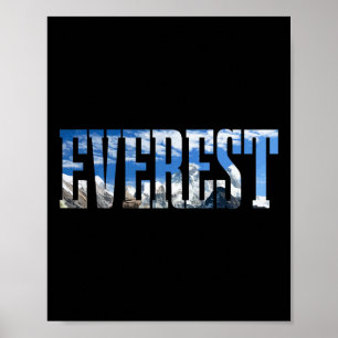 Poster Expedição Monte Everest Mt Montanhistas 