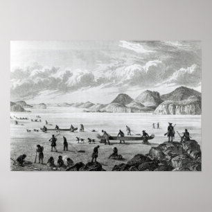 Poster Expedition passing through Point Lata on the