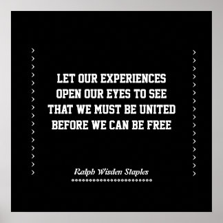 Pôster Experiência afro-americana