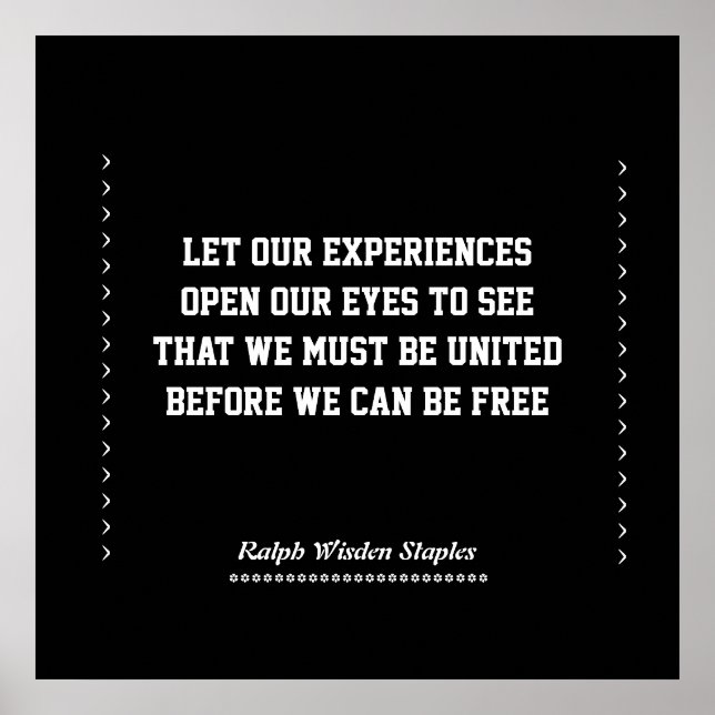 Pôster Experiência afro-americana (Frente)