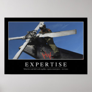 Pôster Experiência: Citações inspiradas