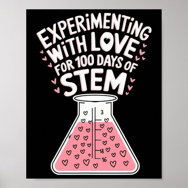 Poster Experiência Fofa Com Amor 100 Dias De Equipe De Ci (Frente)