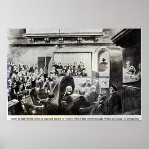 Pôster Experimentação de Madeleine Smith, 1857