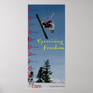 Poster Experimentando a liberdade