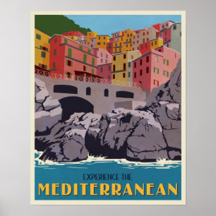 Pôster Experimente o mediterrâneo