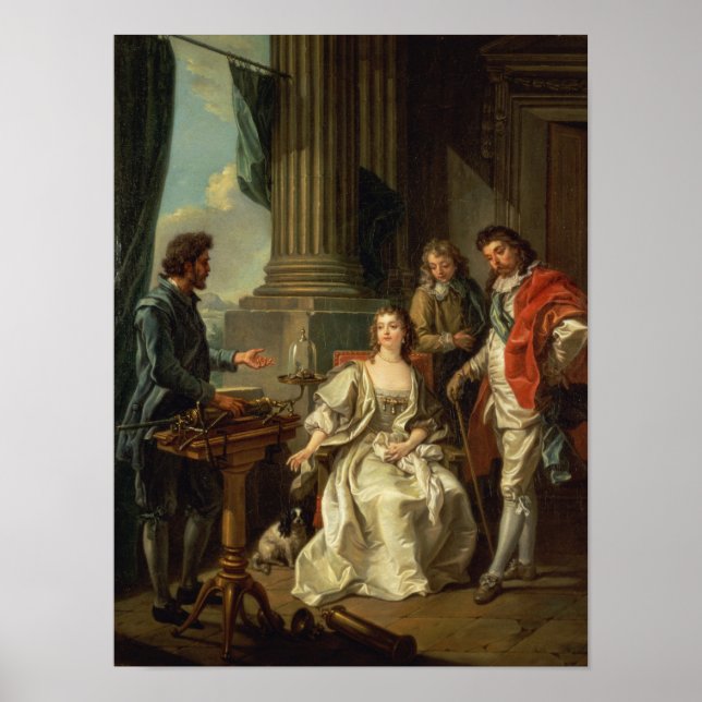 Pôster Experimento elétrico, uma de uma série (Frente)