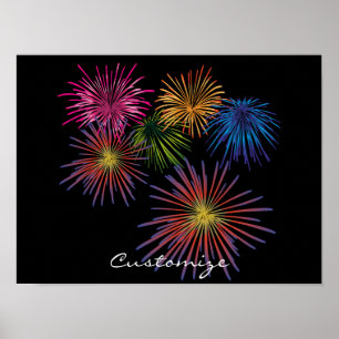 Poster Exploding Fireworks Thunder_Cove
