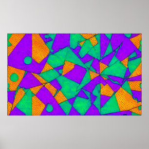 Poster Explorado - Ken Gage Abstrato