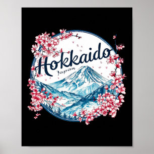 Poster Explorador de Esqui Alpino Anime Hokkaido Japão