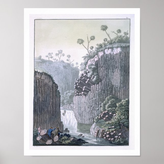 Poster Exploradores com Expedição de Humboldt em Basalt (Frente)