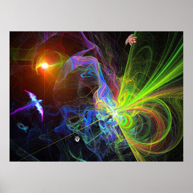 Pôster Explorando o Nascimento de um Universo Bebê -2007 (Frente)