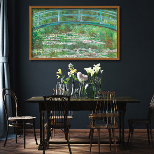 Poster Explorar a ponte japonesa de Monet (1899)