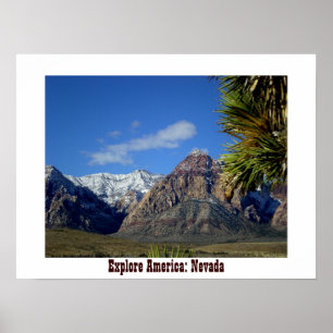 Pôster Explore América: Nevada