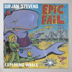 Poster Explosão de baleia