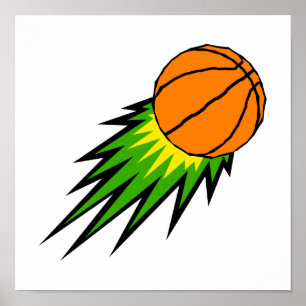 Pôster Explosão de basquete