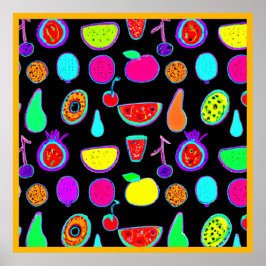 Poster Explosão de brilho tropical