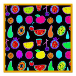 Pôster Explosão de brilho tropical