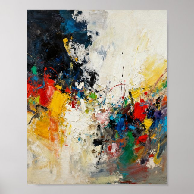 Poster Explosão de Cores (Frente)