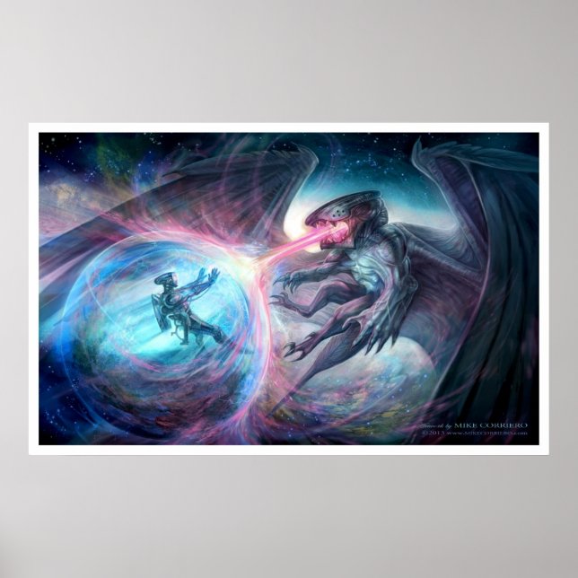 Poster Explosão de espaço (Frente)