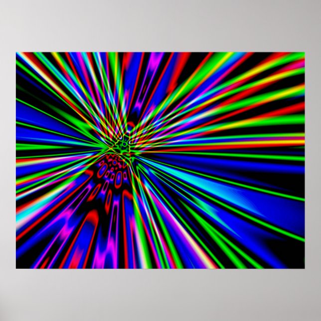 Pôster Explosão de Neon (Frente)