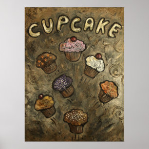 Pôster Explosão do cupcake