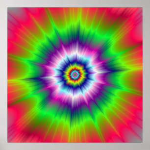 Poster explosivo da Laço-Tintura
