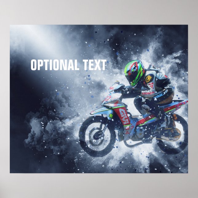 Poster Explosões de Loucura em Motocicletas (Frente)