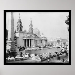 Poster Expo Columbian dos mundos em 1893